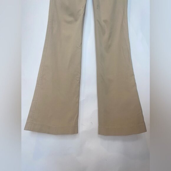 Theory Khaki Wide Leg Flare trouser Tall Long - Picture 4 of 12